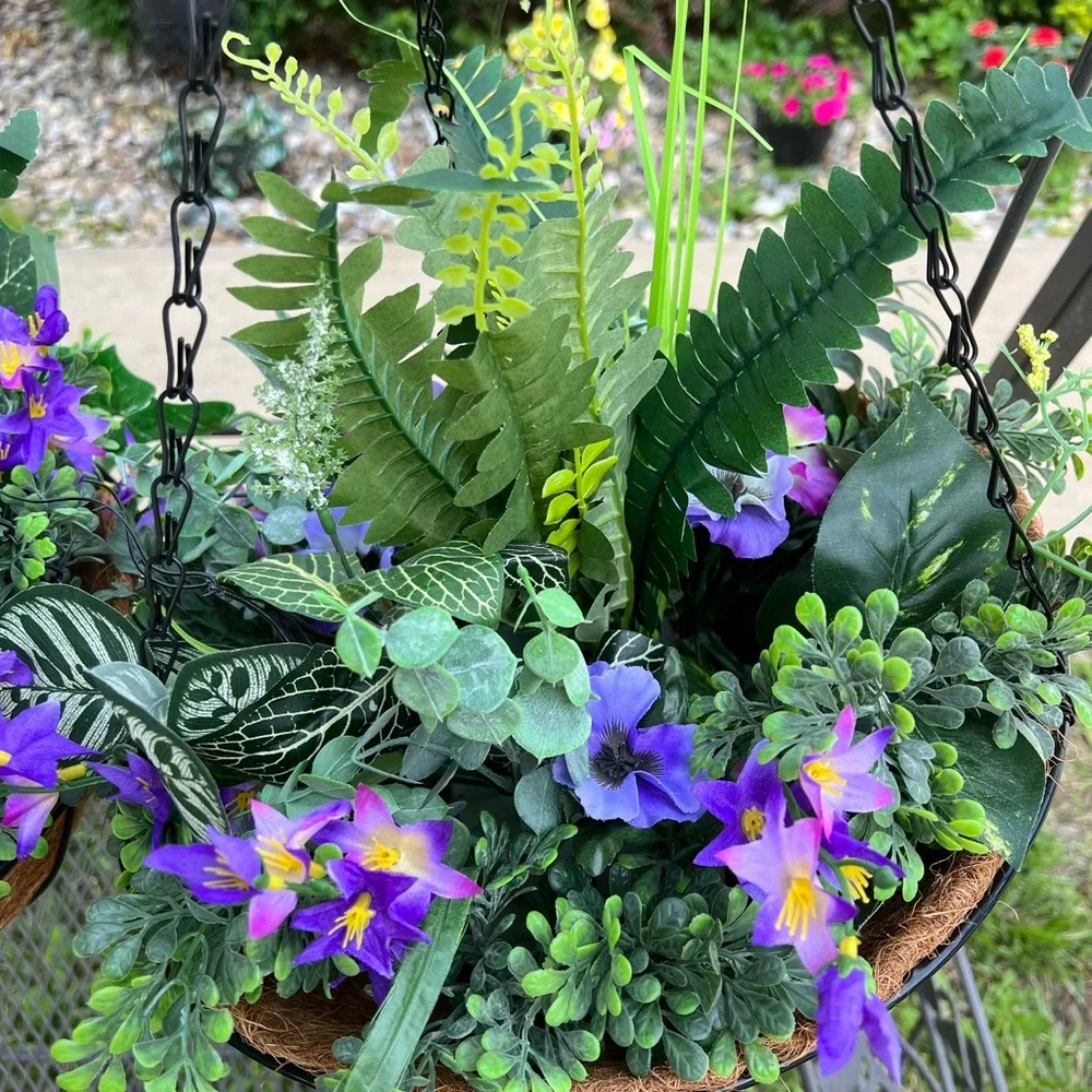 3 Beautiful Handmade Flower Baskets!💕 - Picture 4 of 4
